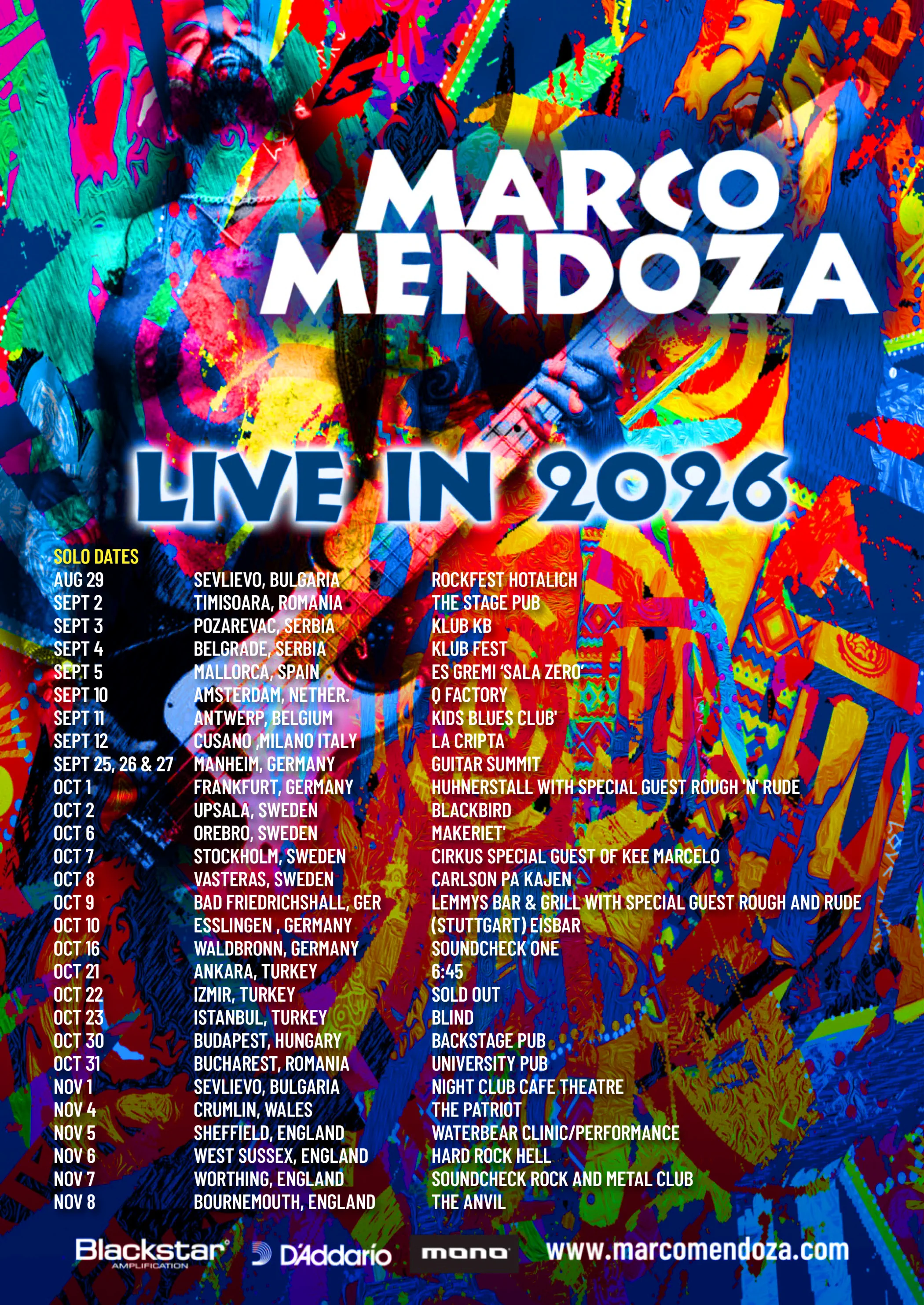 The Official Marco Mendoza Website